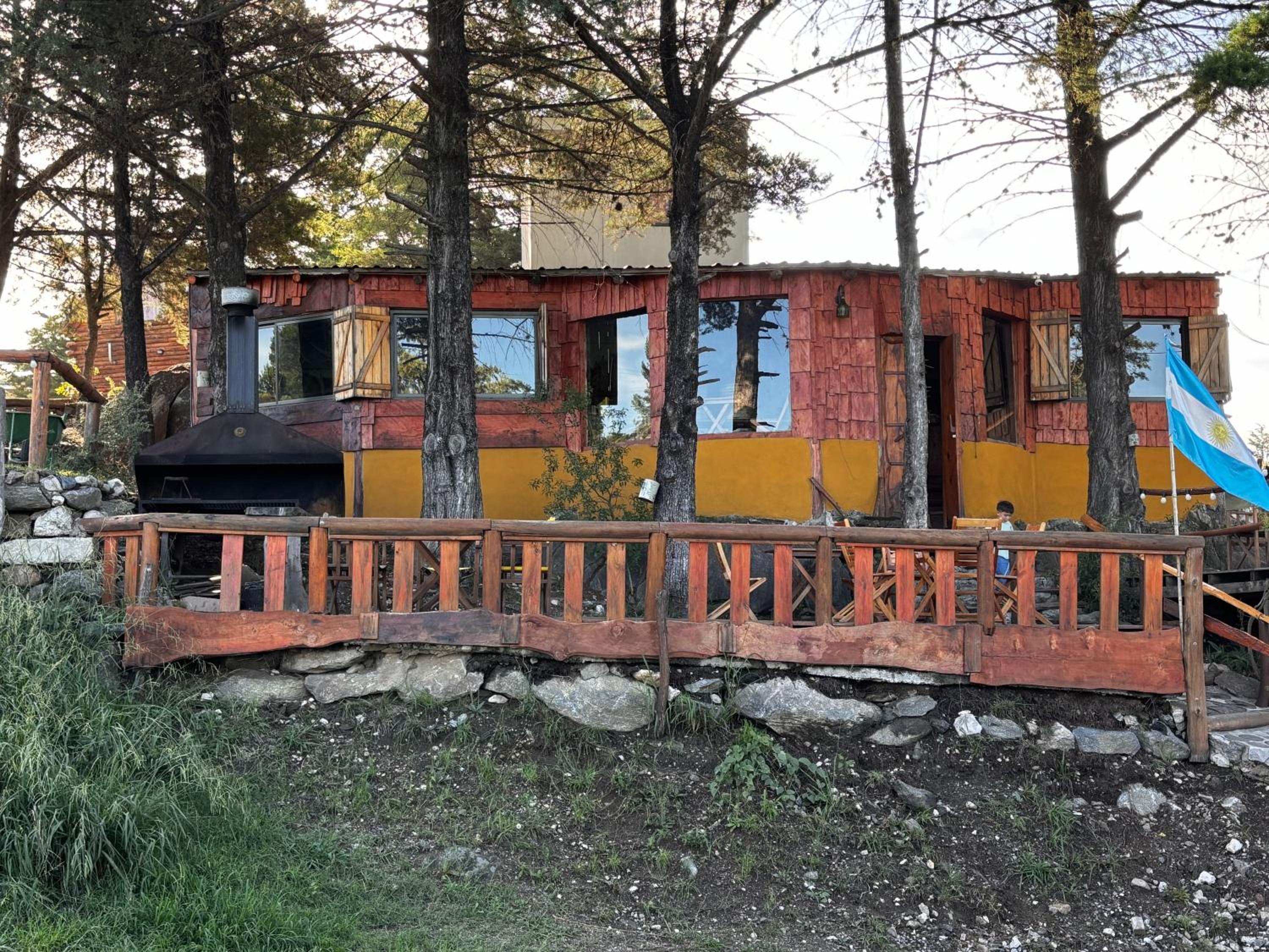 Cabañas pampa y Rio