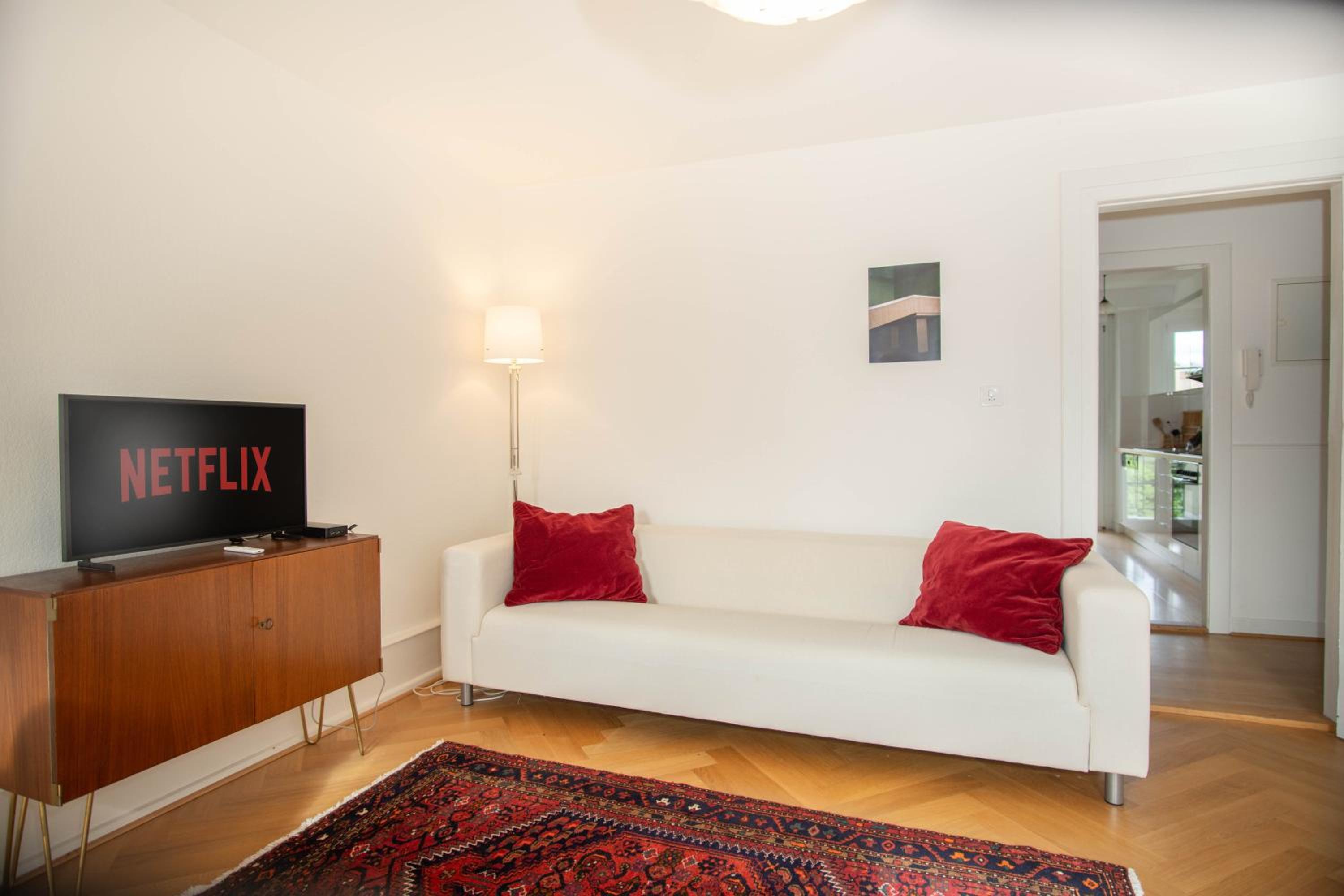 Spacious apartment next to park with free BaselCard