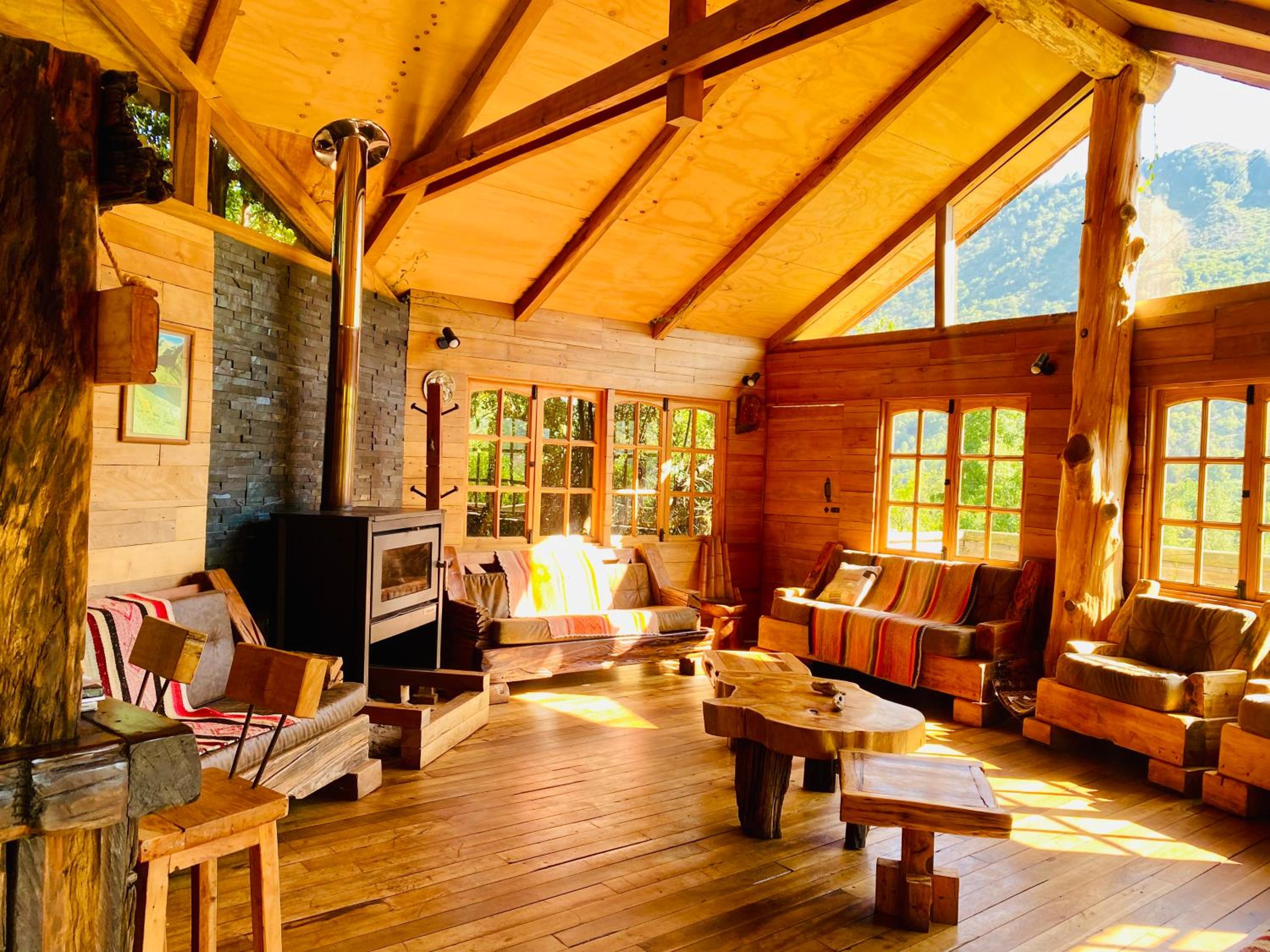 Parque Guaiquivilo, Cabañas de montaña con tinaja privada