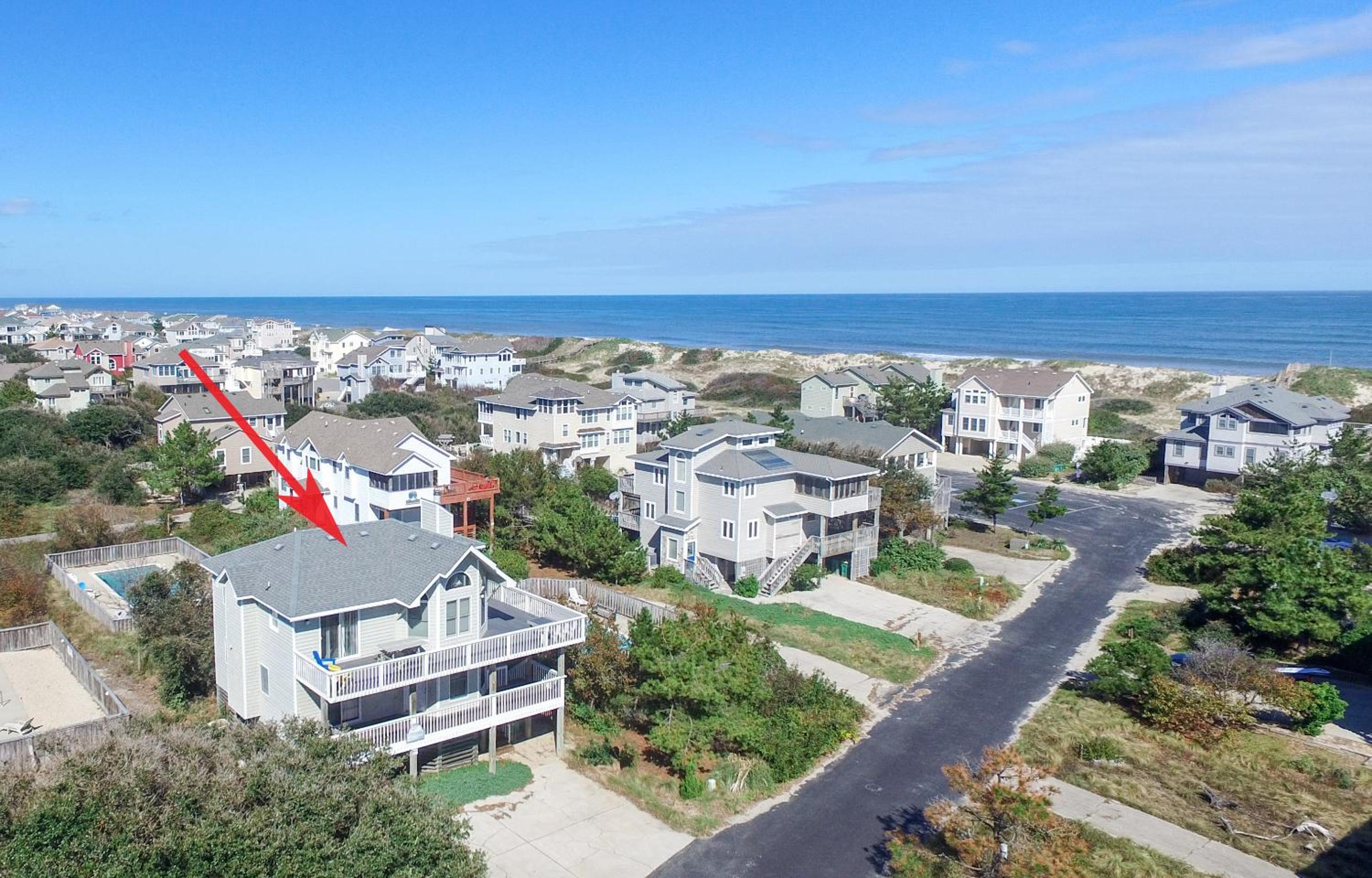 Corolla Beach Club - Ocean Sands, 110 Yards to Beach, Ocean View, Big Pool w/Pavilion, Hot Tub view 3