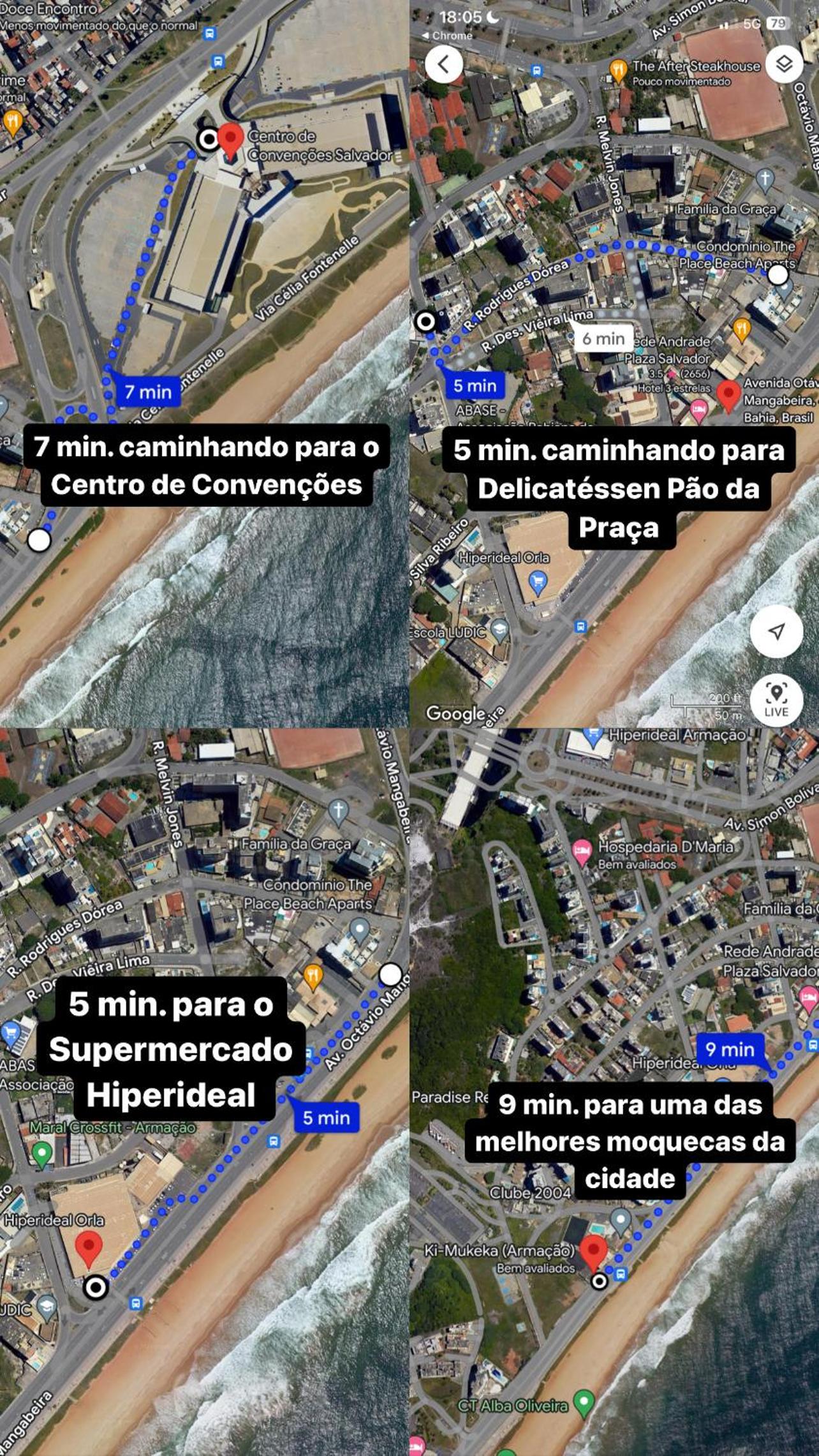 Novo quarto e sala - J. Armação - Vista Mar!