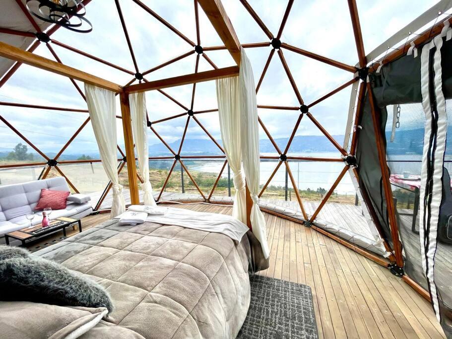 Lujoso Glamping MarQua Spa Guatavita Wifi Cocina