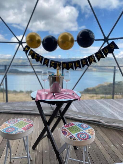 Lujoso Glamping MarQua Spa Guatavita Wifi Cocina
