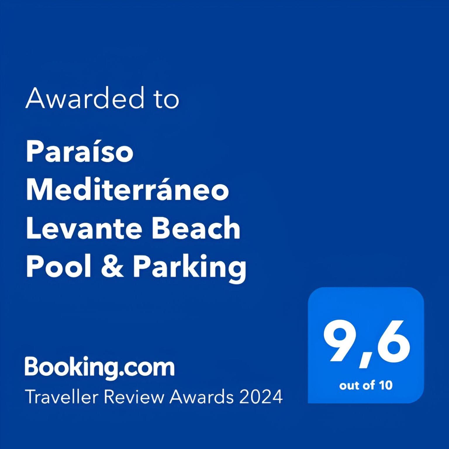 Paraíso Mediterráneo Levante Beach Pool & Parking