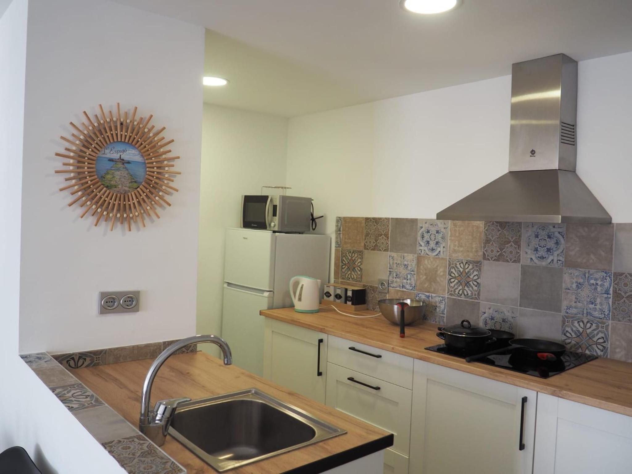 Apartamento L´espigo de Saoret primera linea playa Centro soleado y recien renovado