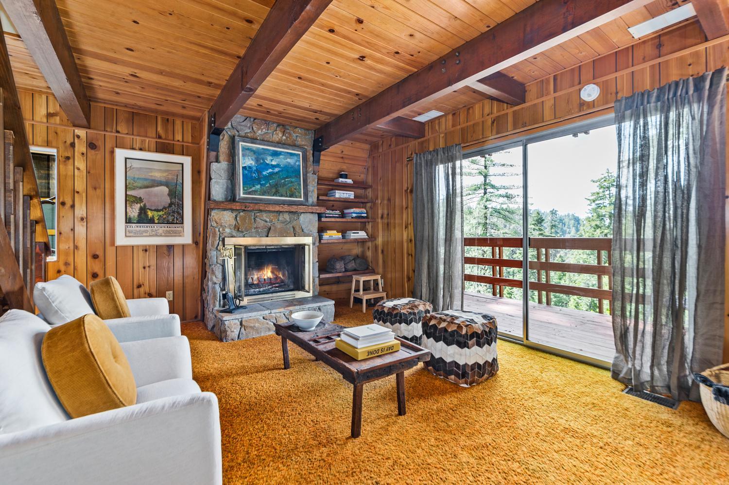 Pet & Kid Friendly Cozy Cabin, BBQ, Firepit, Outdoor Dining, Forest Views view 3