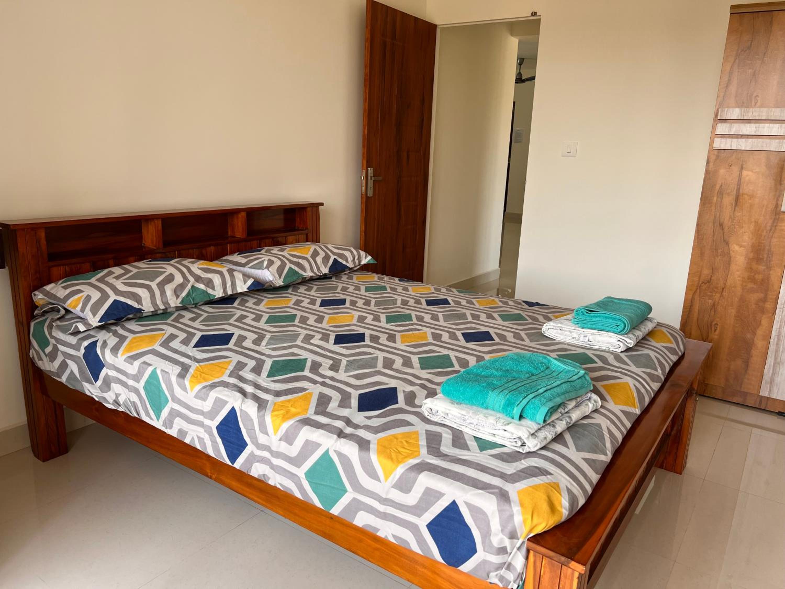 Nirvana Stay, Spacious Fully furnished 2bhk apartment in Mangalore, Full AC for Family