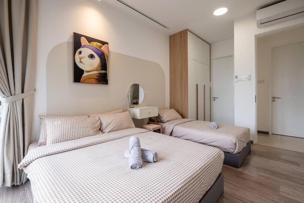 Cozy Home@United Point 3BR7Pax Pool Above Mall Gym