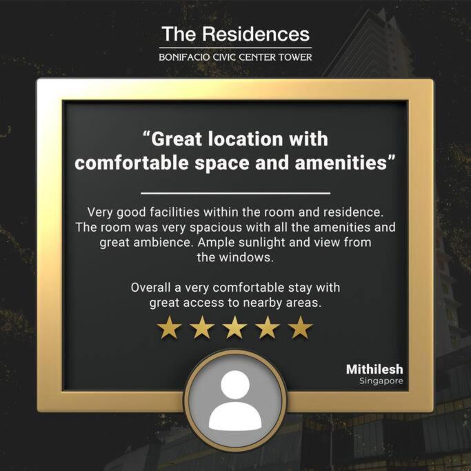 Cozy 1 Studio Room - The Residences BGC Taguig view 4