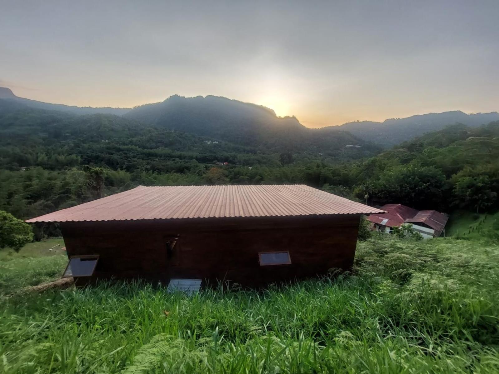 Mágica cabaña en la montaña