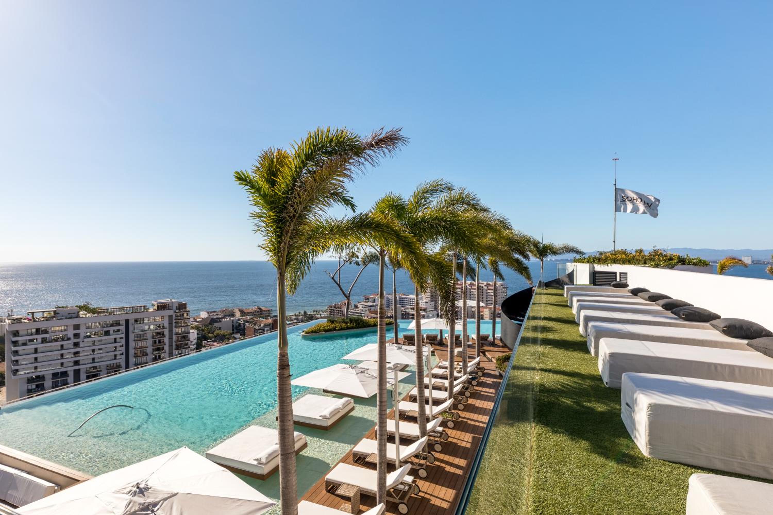 BEST Views of PV-Banderas Bay from Rooftop Infinity Pool
