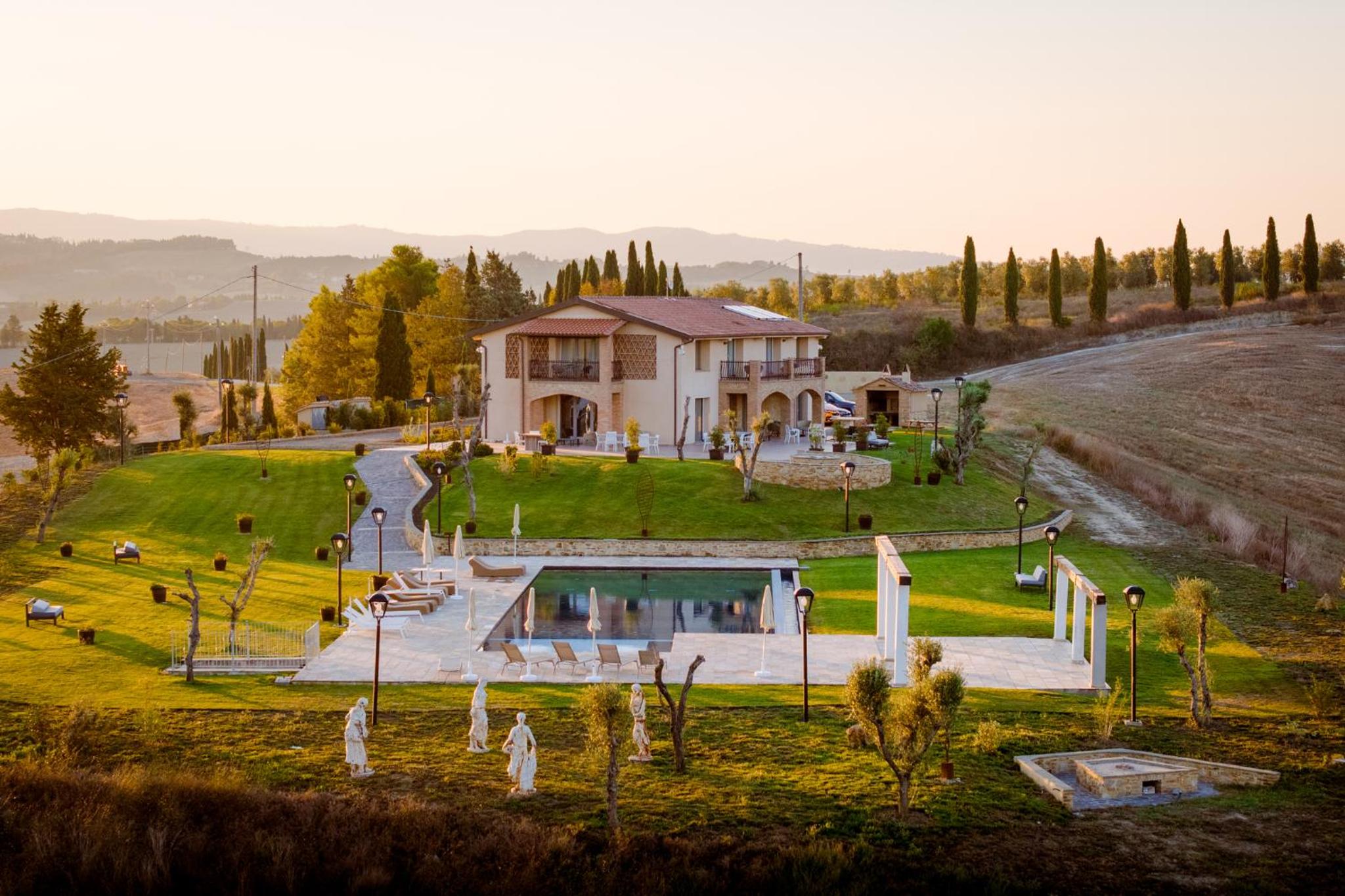 Villa Etru - Volterra, Tuscany view 3