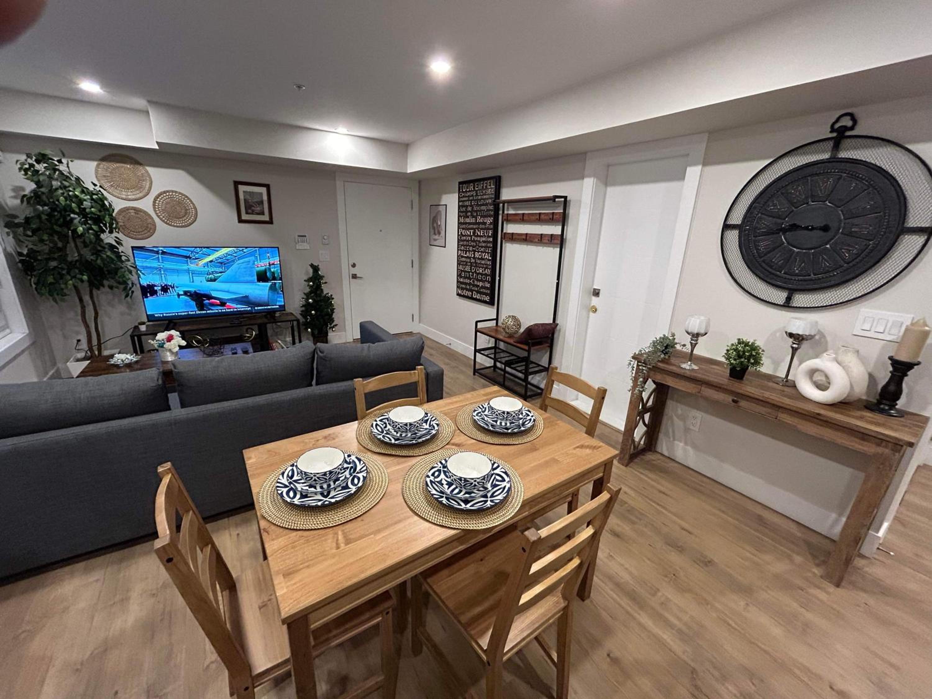New, Spacious 2 Bedrooms in Downtown With Free Parking!