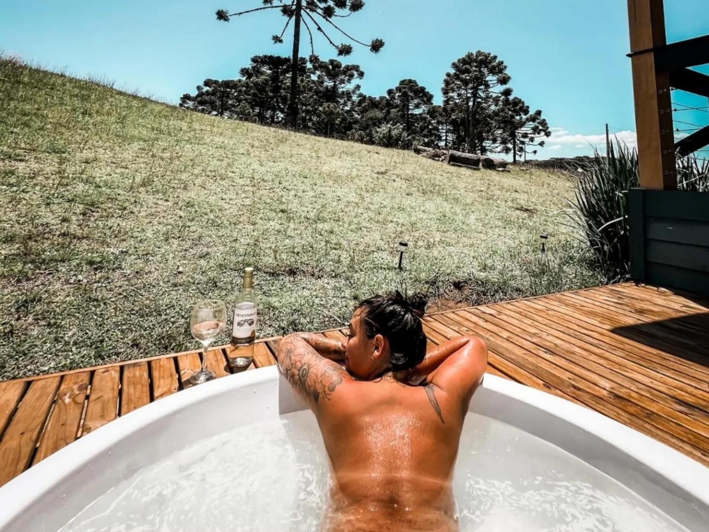 Cabana Alpaca - Banheira, Lareira e Tranquilidade