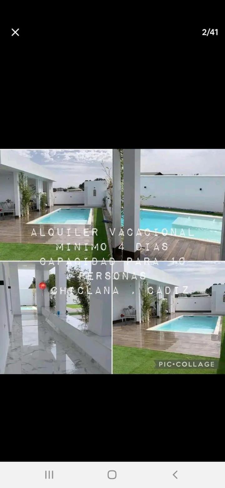beautiful villa with pool chiclana