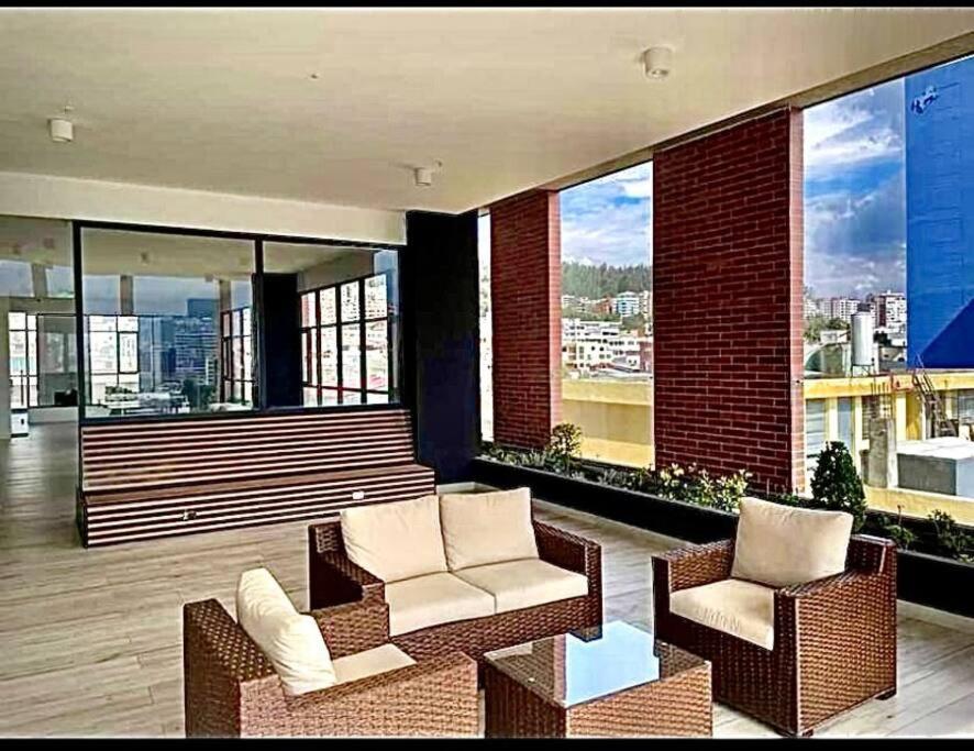Departamento con una vista espectacular parque la Carolina
