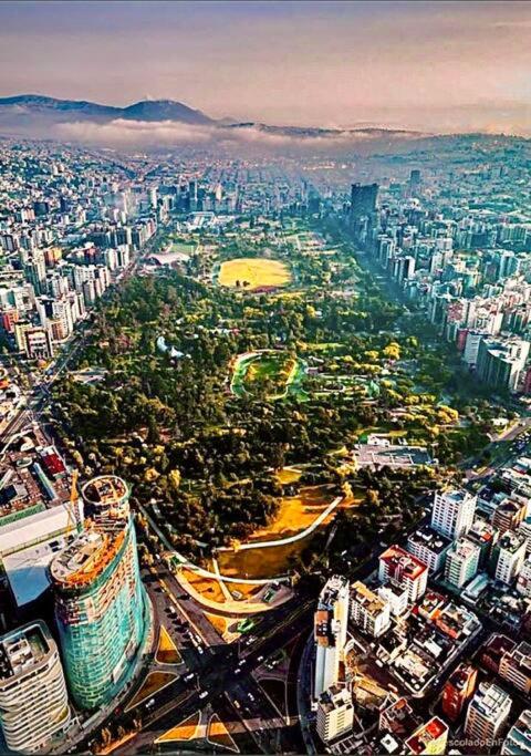 Departamento con una vista espectacular parque la Carolina
