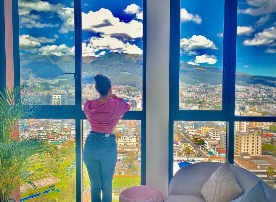 Departamento con una vista espectacular parque la Carolina