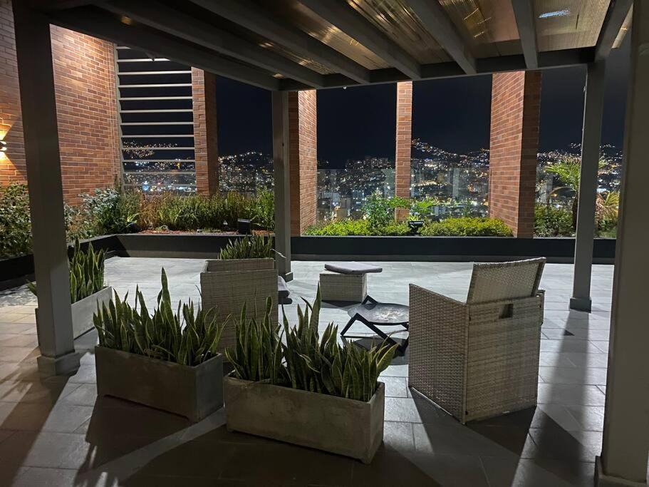 Departamento con una vista espectacular parque la Carolina