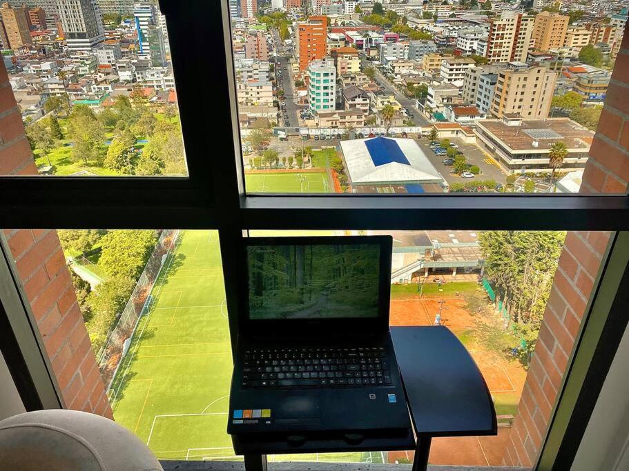 Departamento con una vista espectacular parque la Carolina