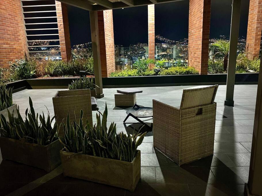 Departamento con una vista espectacular parque la Carolina
