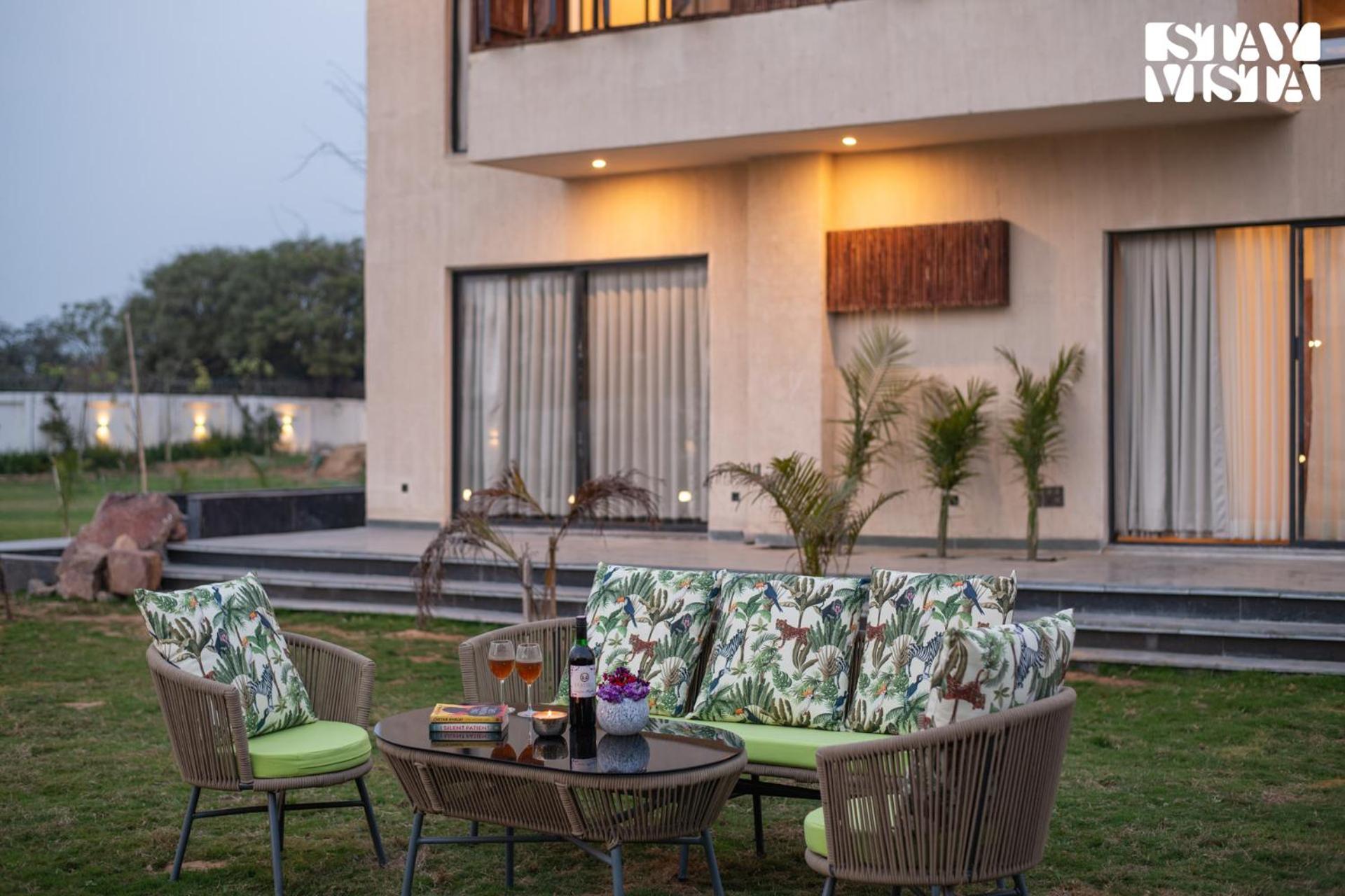 StayVista's The Sweet Life - 5BHK Luxury Farm stay with Private Pool in Sohna view 4