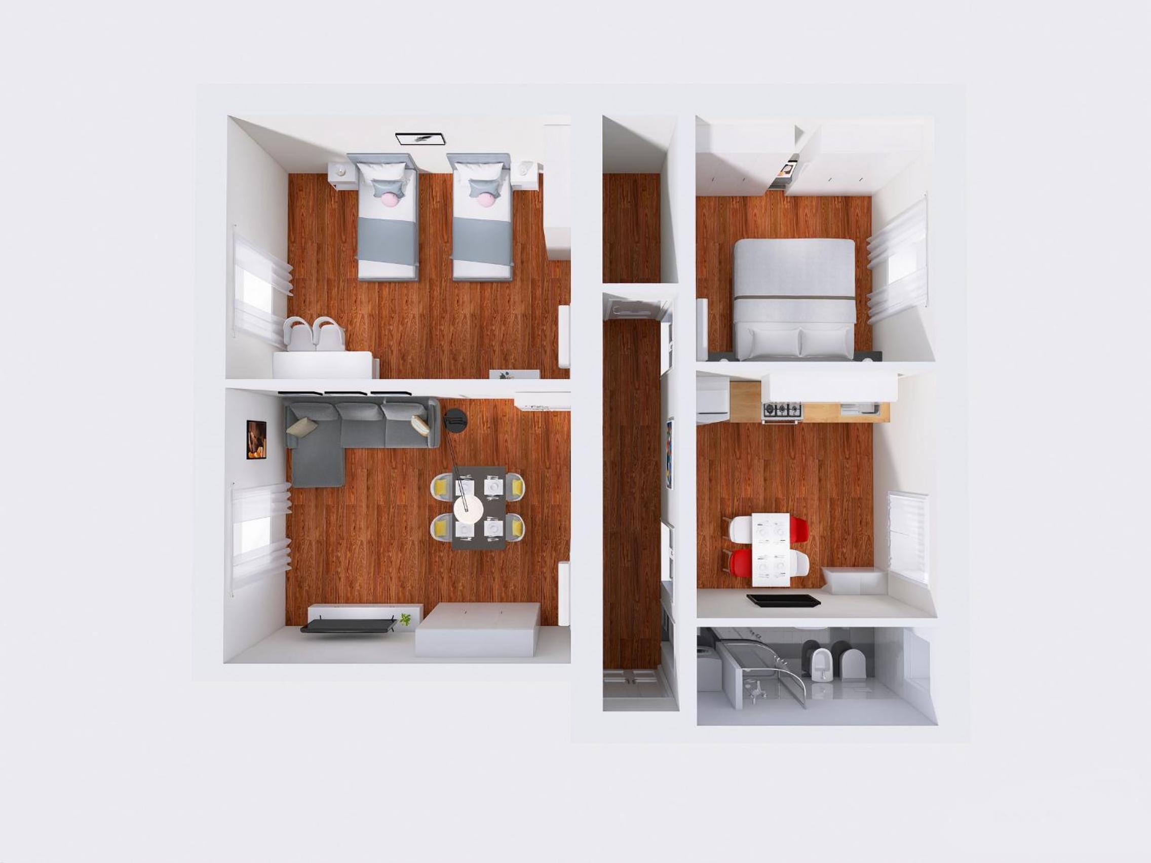 The Best Rent - Spacious Two-bedroom apartment in Porta Romana