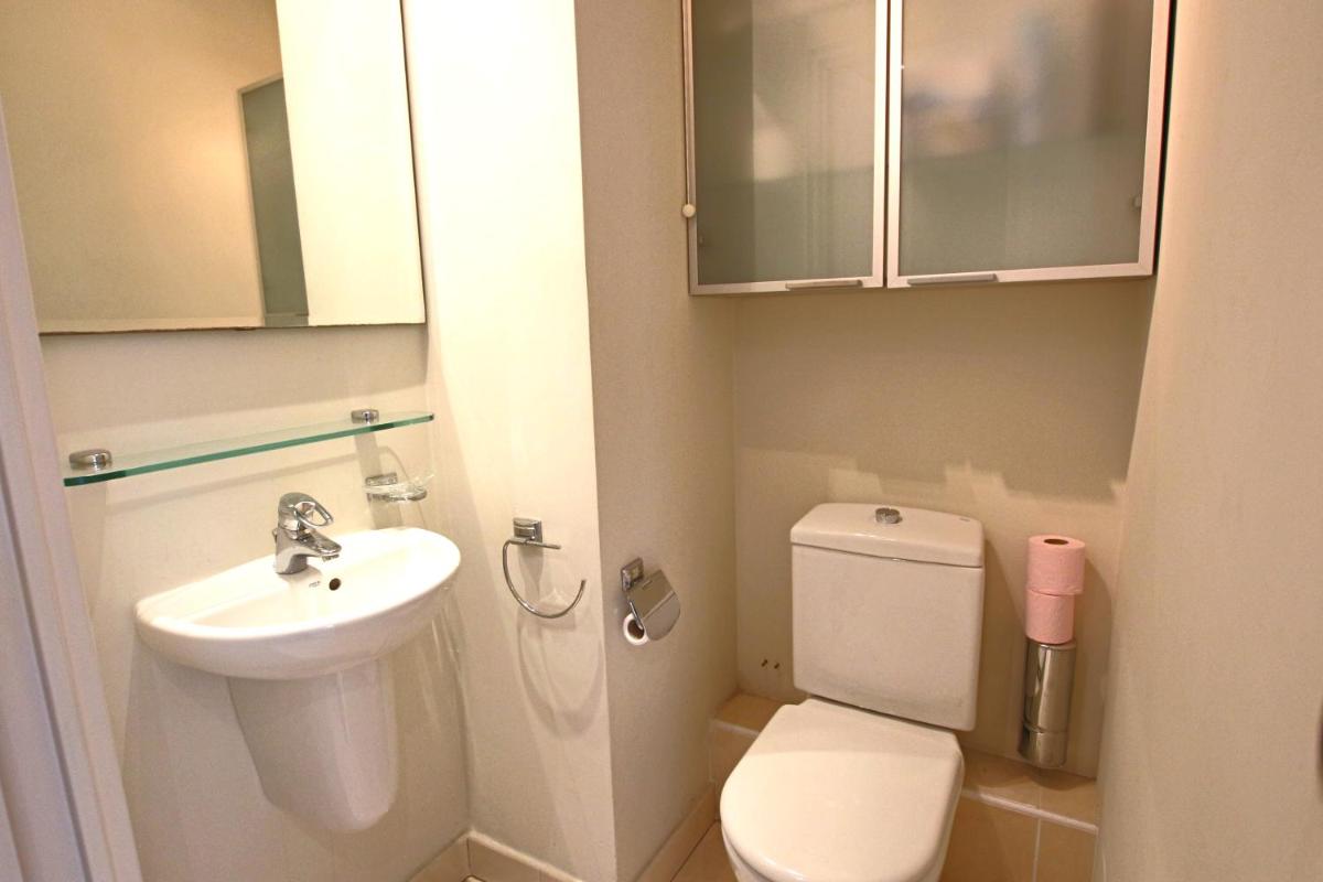 Fully equipped apartment with large terrace lounge area view 5