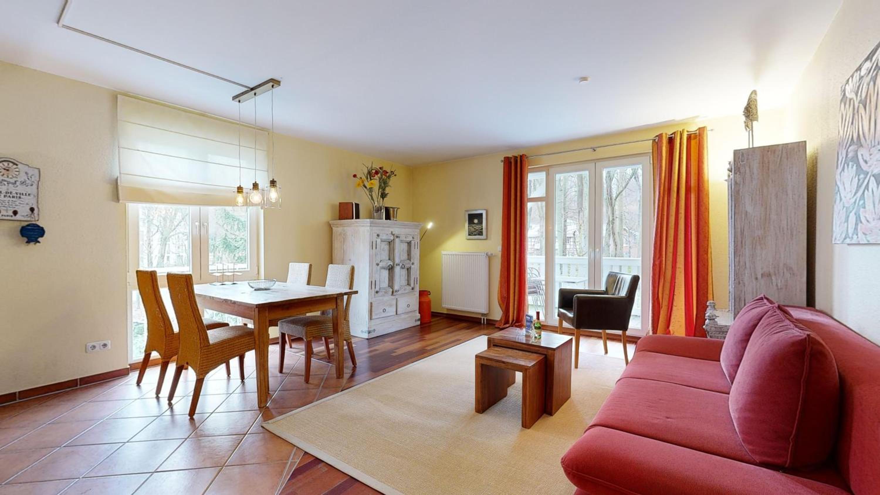 strandnahe FeWo mit 2 Schlafzimmern und Balkon, Residenz Prorer Wiek, Binz