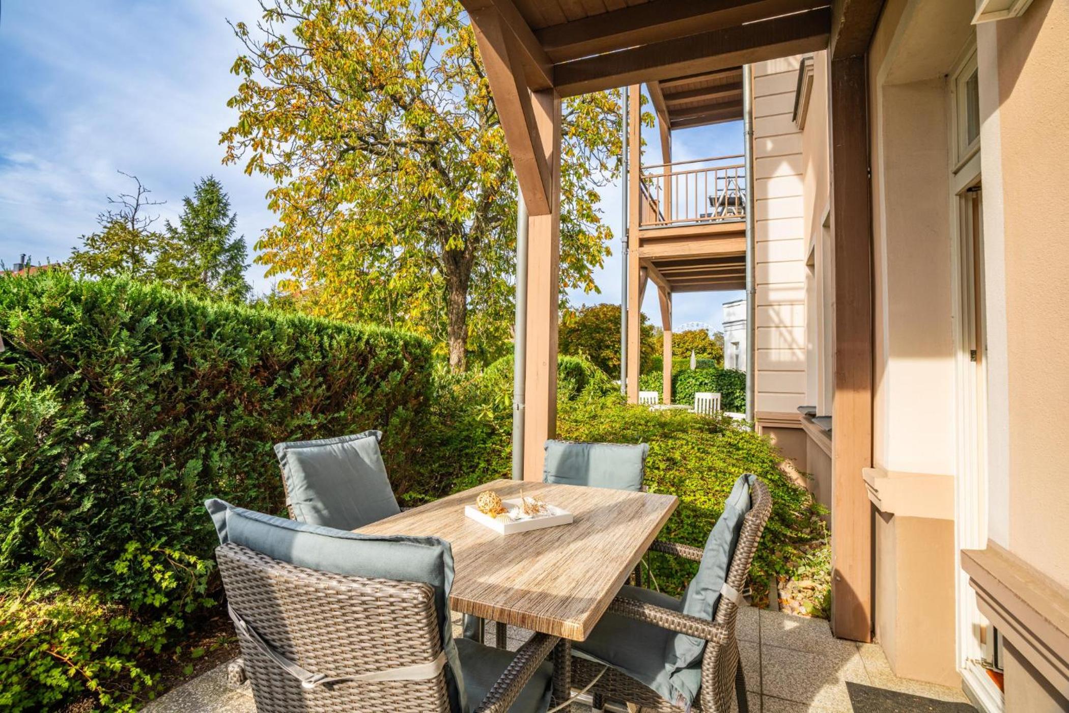 Hochwertig einger. Fewo mit Sonnenterrasse, Veranda, in Strandnähe