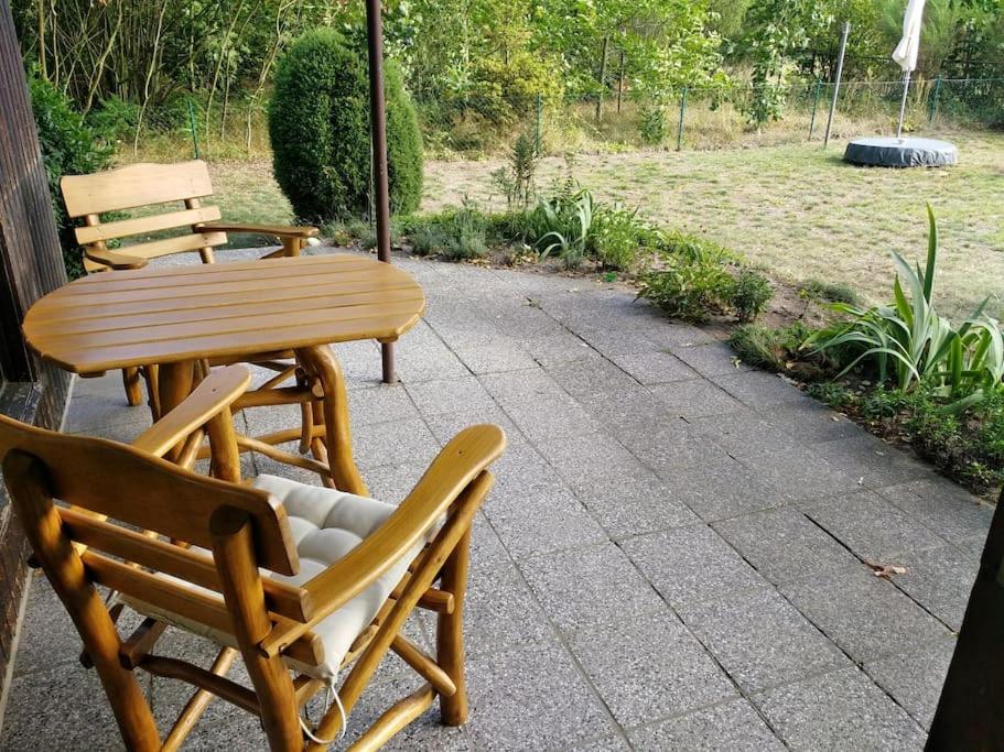 Flämingpanorama - Ländliches Gartenhaus mit Kamin und Naturpanorama