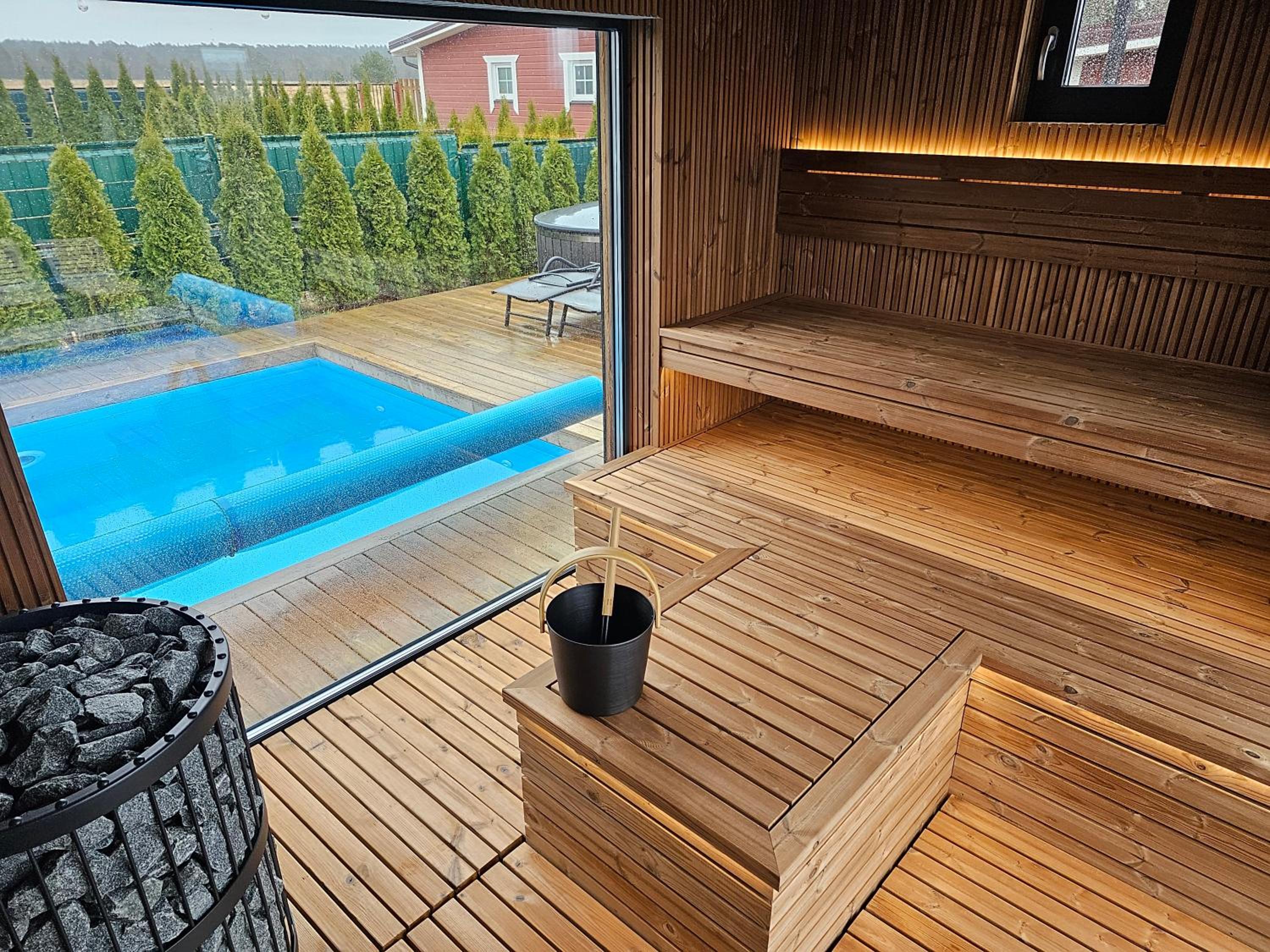 DREAM HOUSE PALANGA WITH PRIVATE SWIMMING POOL, Hot Tub and Sauna view 2