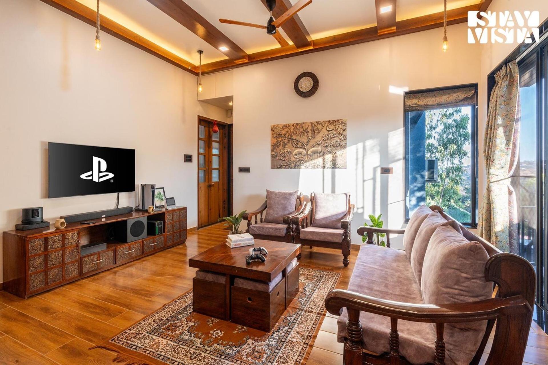 StayVista's Sunflower Villa - Mountain-View Retreat with Pool & Games Room view 5