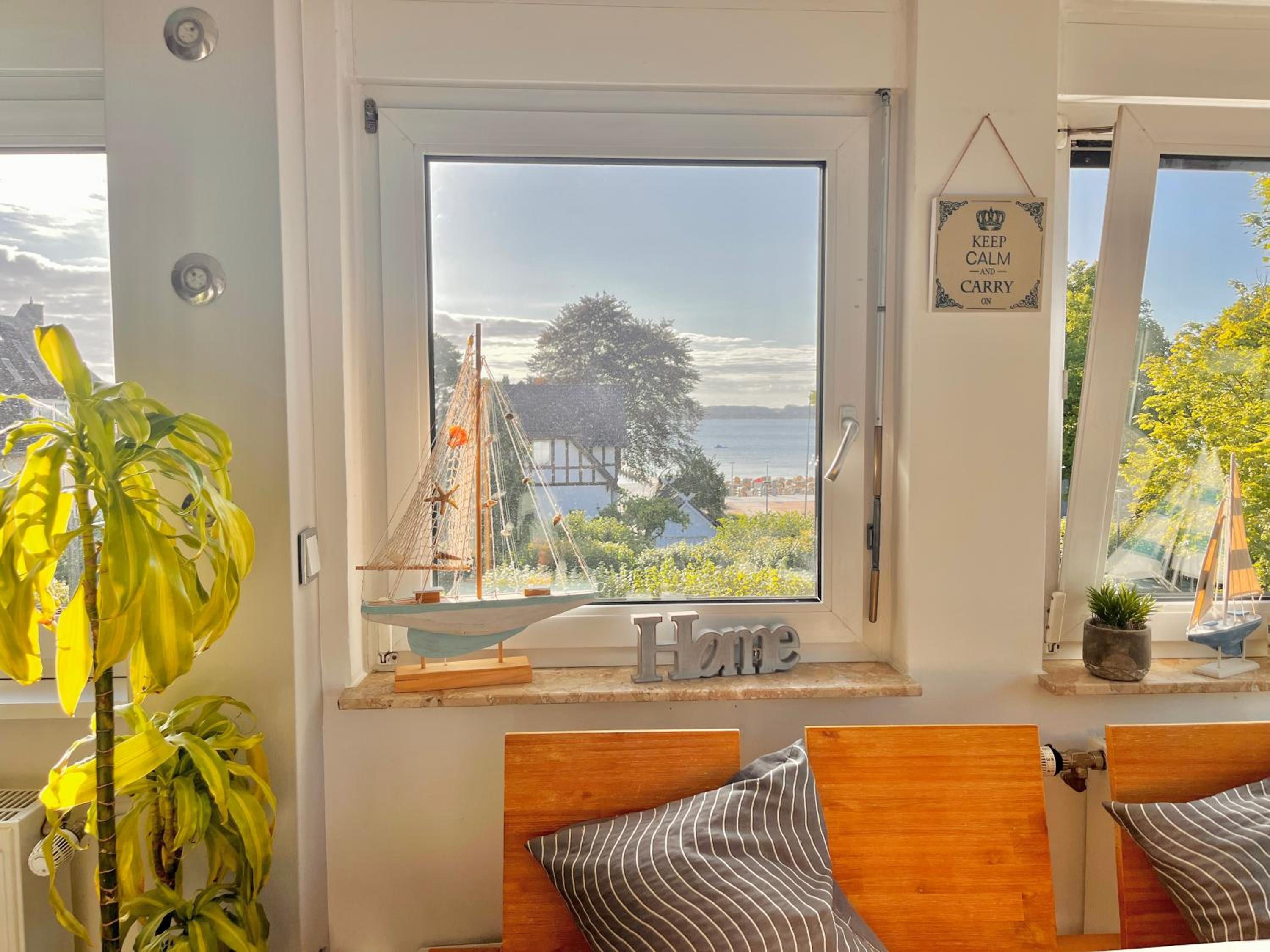 3SZ Penthaus Luna am Sandstrand mit Meerblick & Balkon