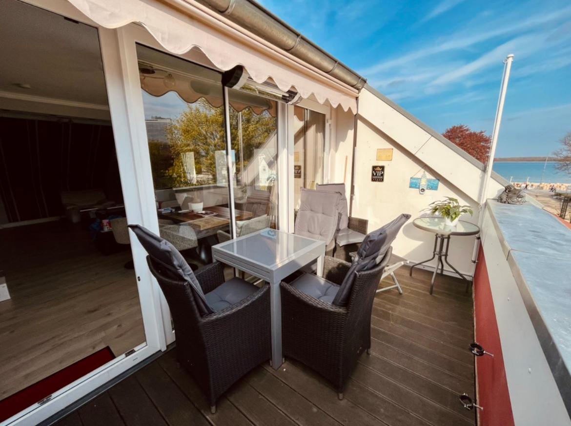 3SZ Penthaus Luna am Sandstrand mit Meerblick & Balkon
