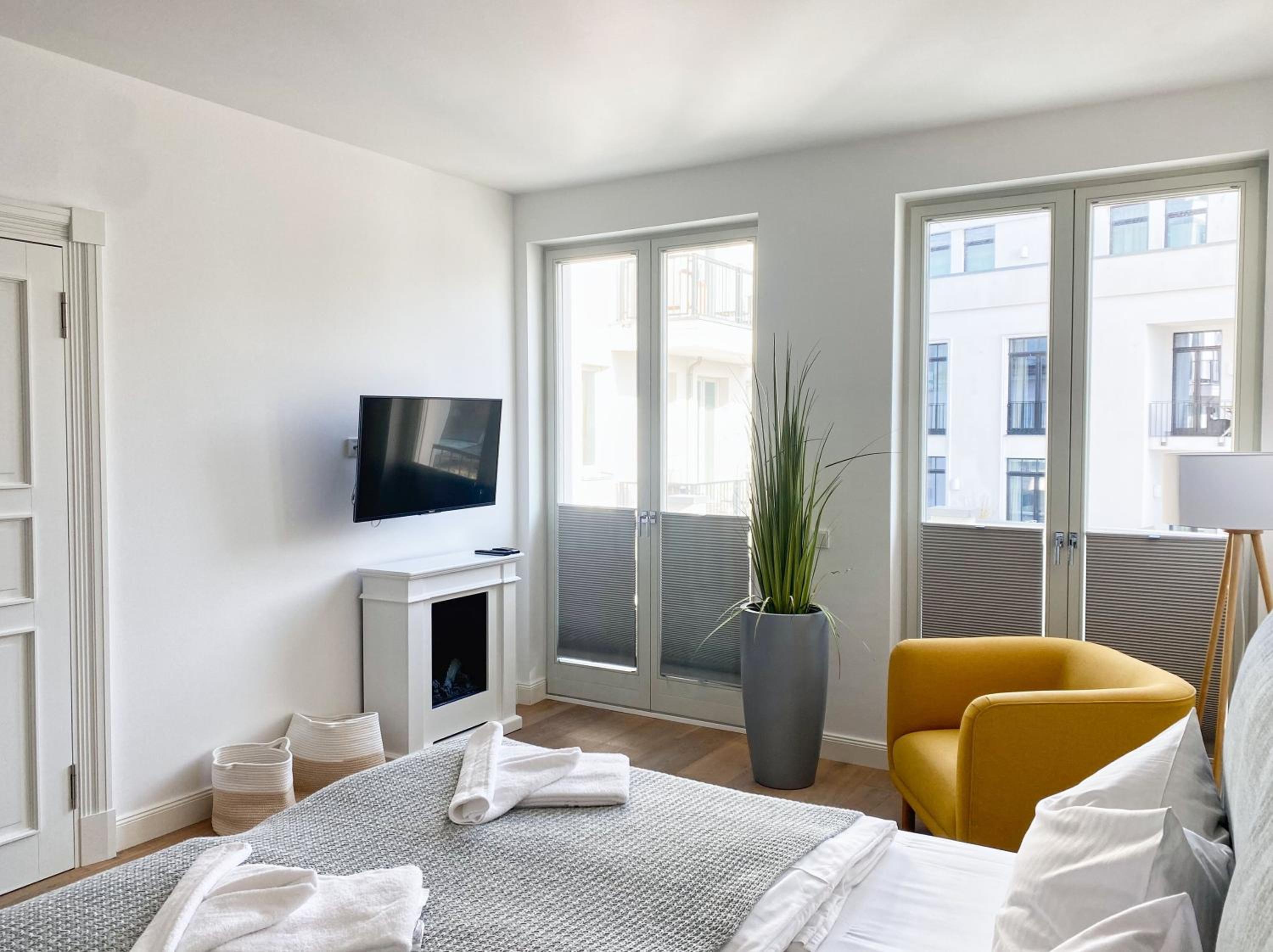 Pool und Sauna mit Meerblick, direkt an der Seebrücke - FIRST Sellin FeWo 3 8