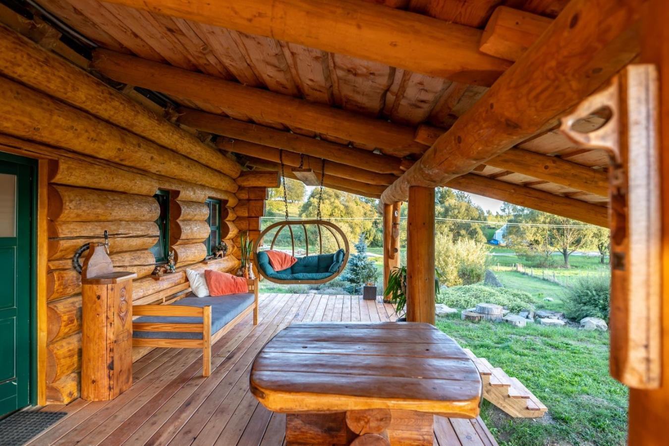 Srub Pohodář v Novohradských horách