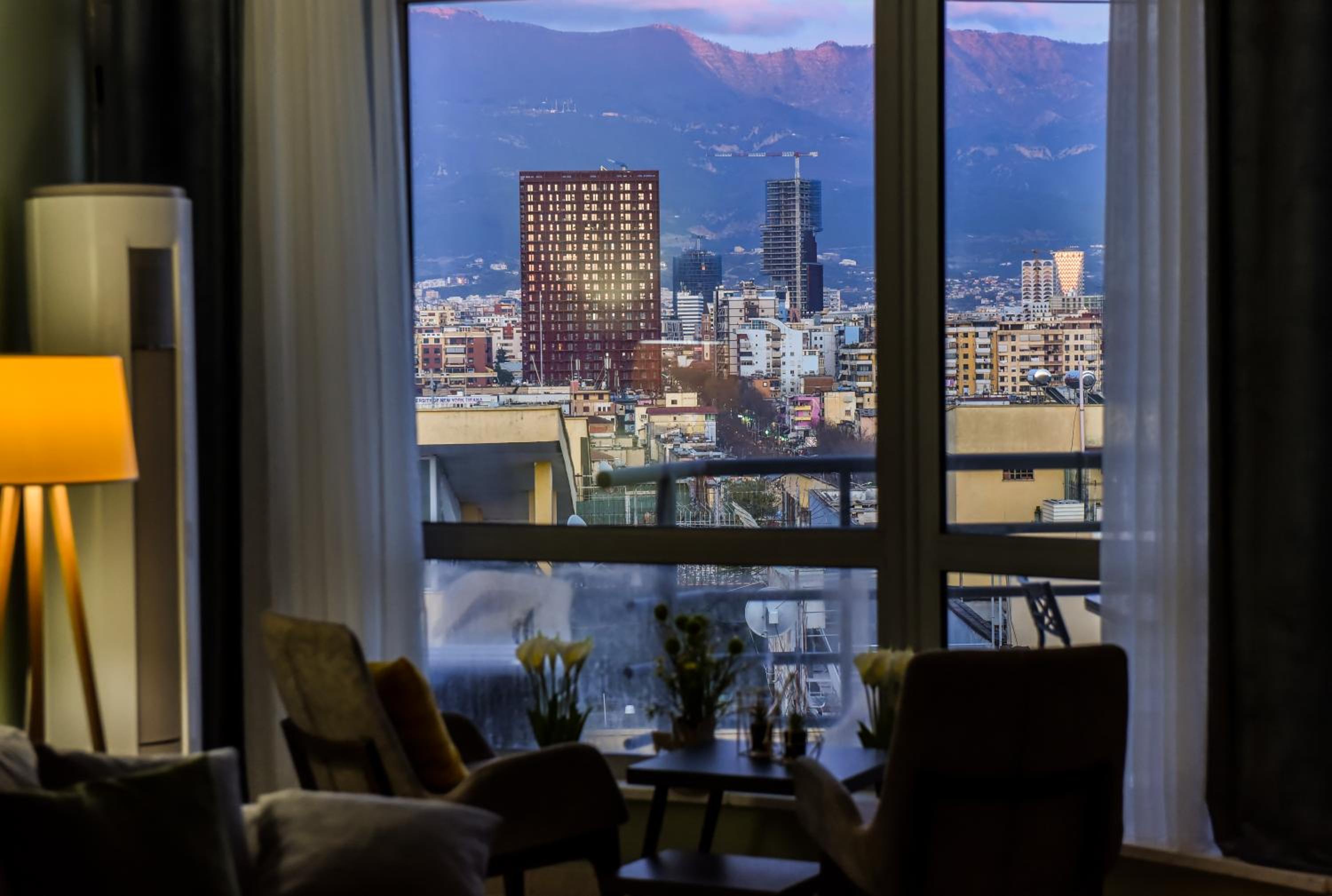 Cityscape Tirana 2BR Kavaja St, 11 FL, Dajti View