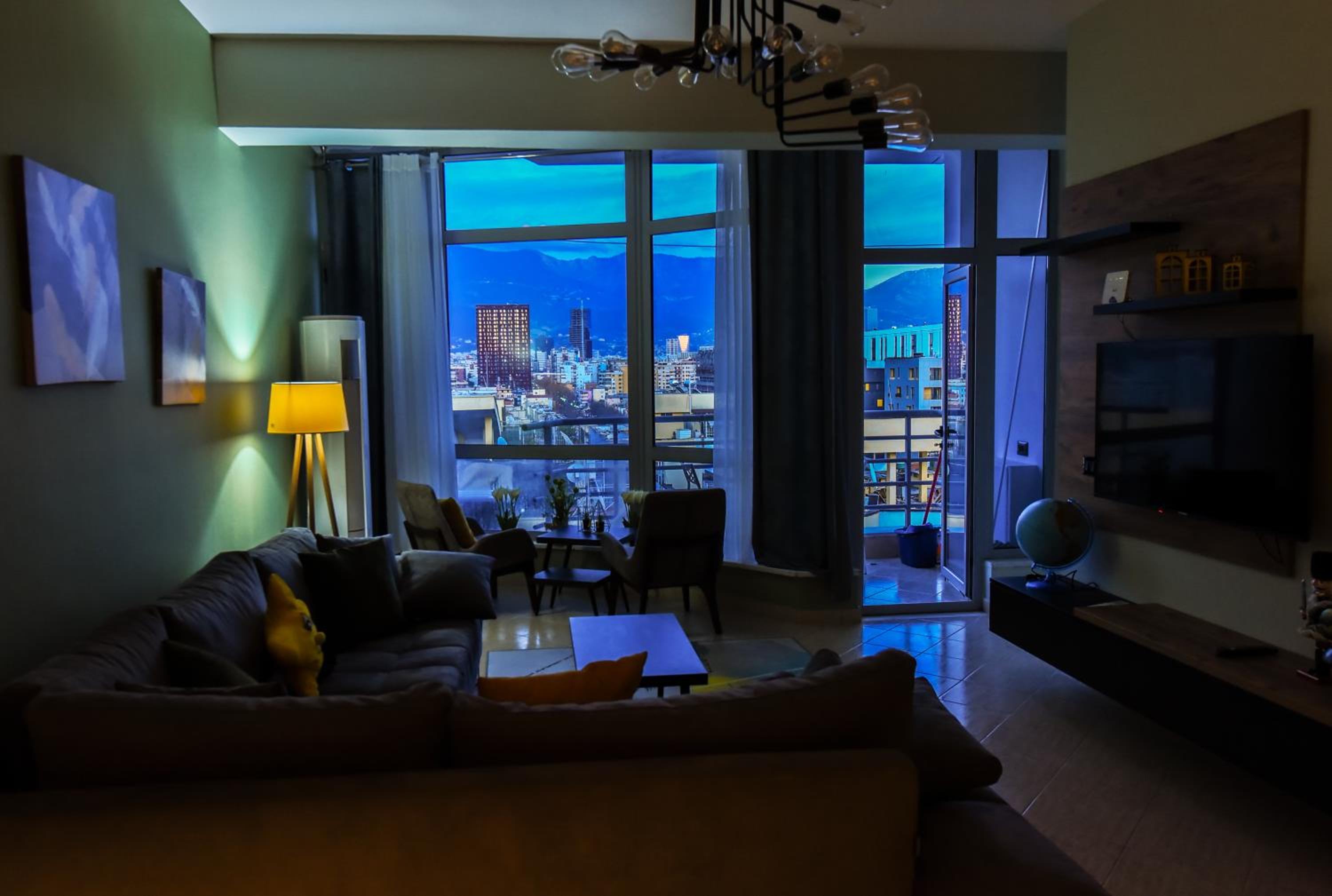 Cityscape Tirana 2BR Kavaja St, 11 FL, Dajti View