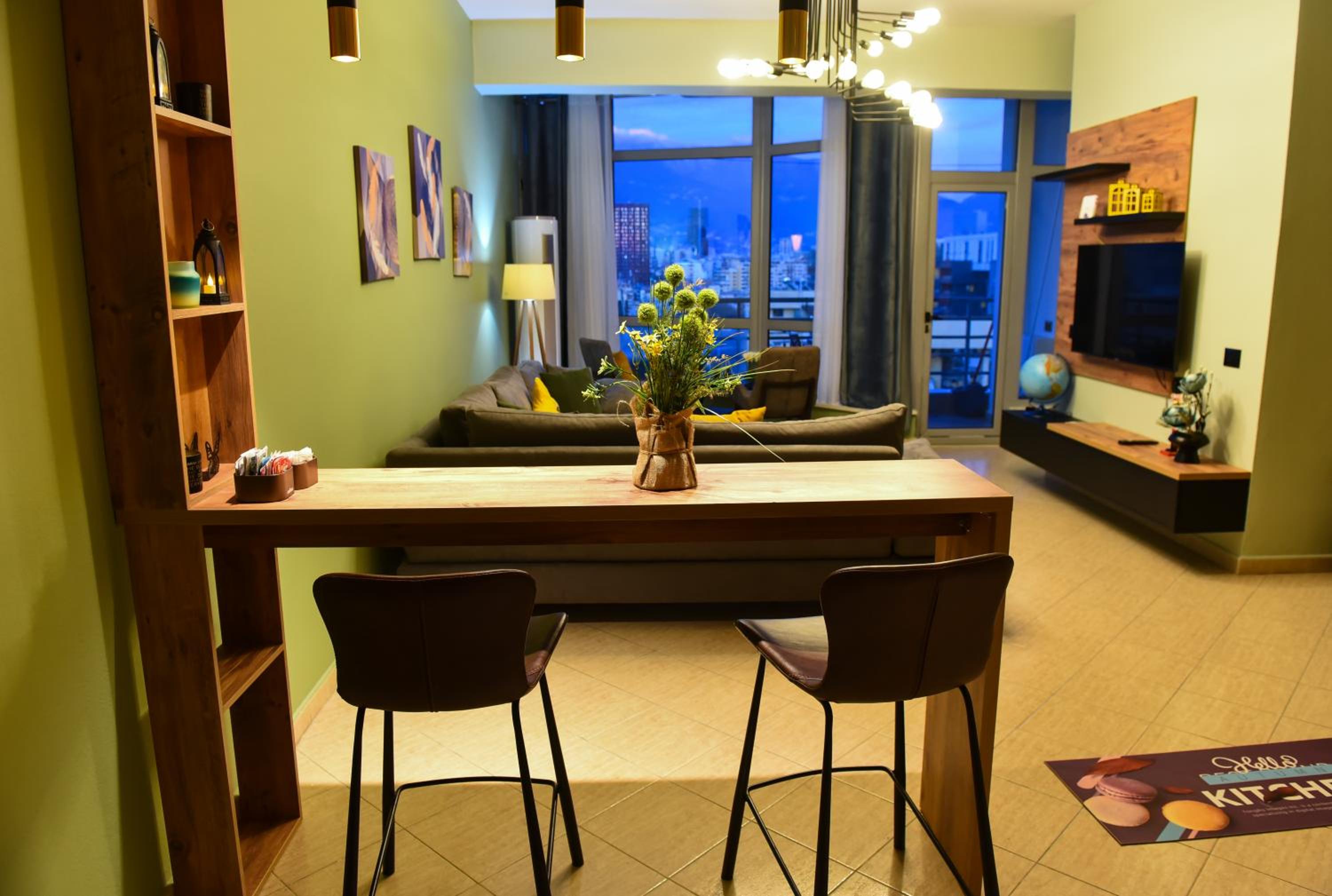 Cityscape Tirana 2BR Kavaja St, 11 FL, Dajti View