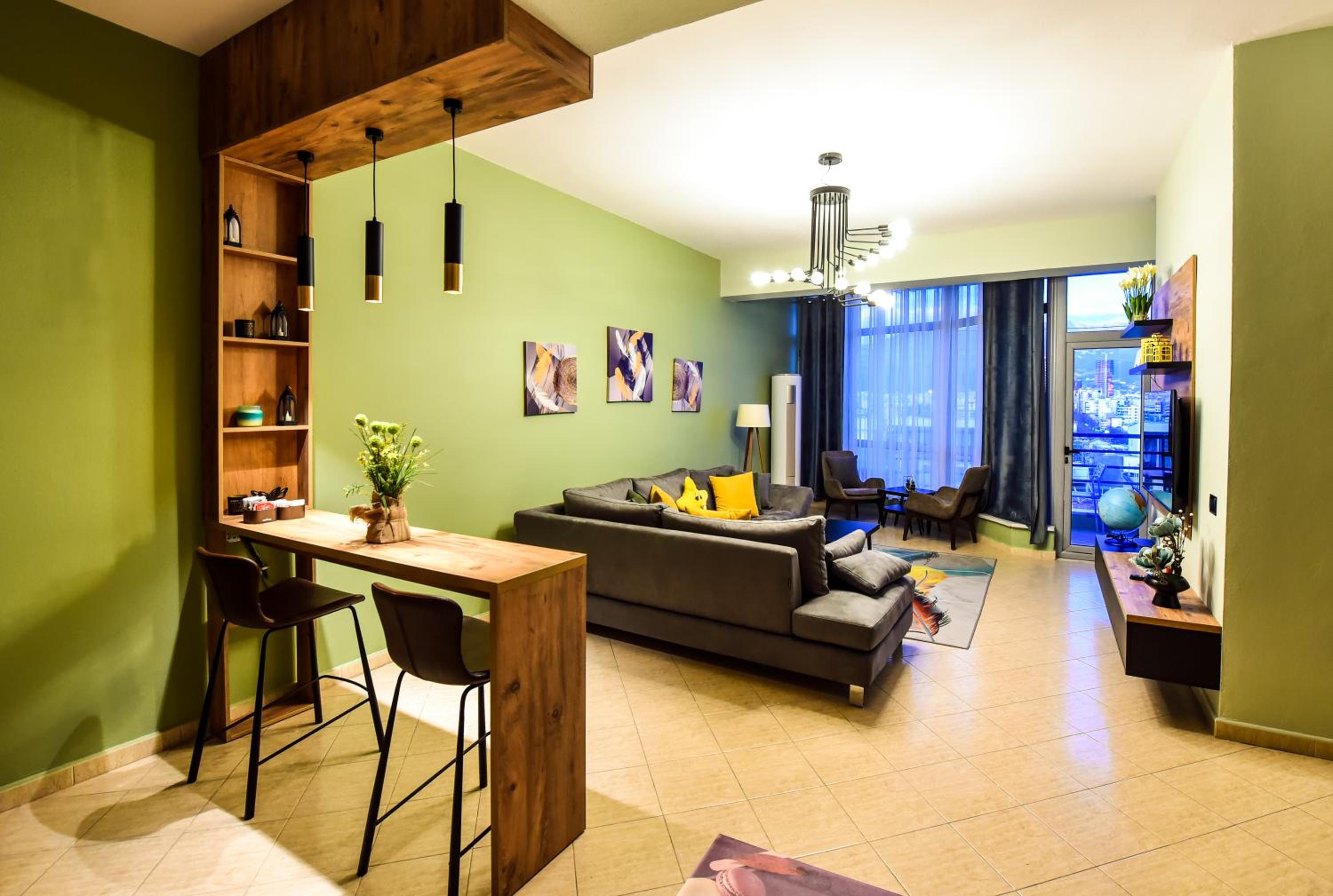 Cityscape Tirana 2BR Kavaja St, 11 FL, Dajti View