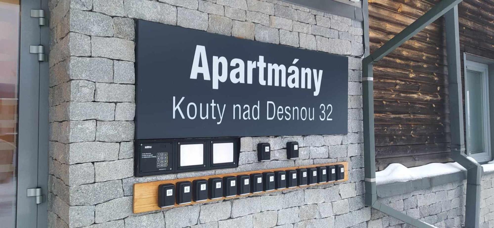 Horský apartmán přímo u sjezdovky Kouty nad Desnou