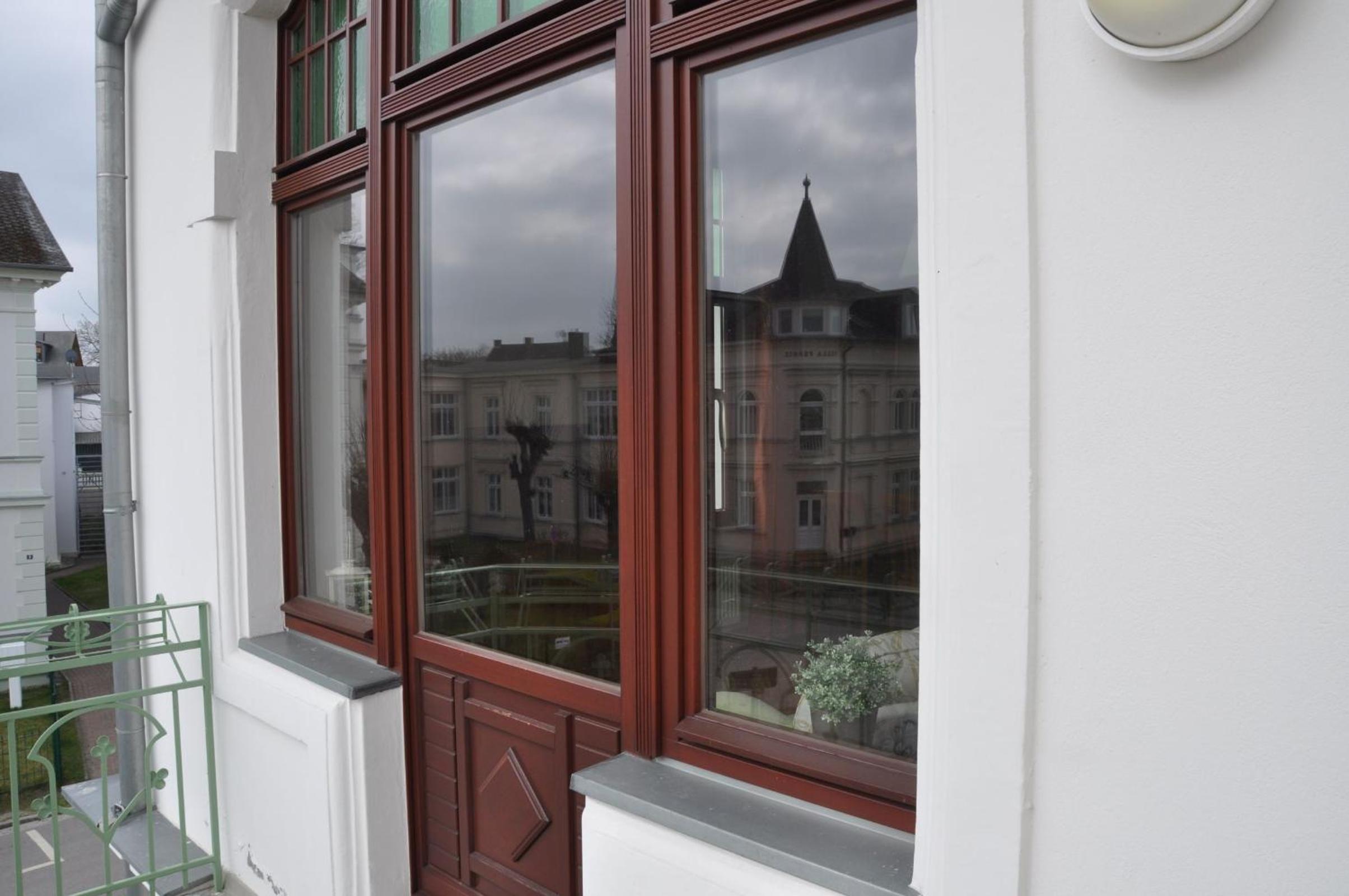 Ahlbeck, Villa Medici - seitlicher Meerblick view 3