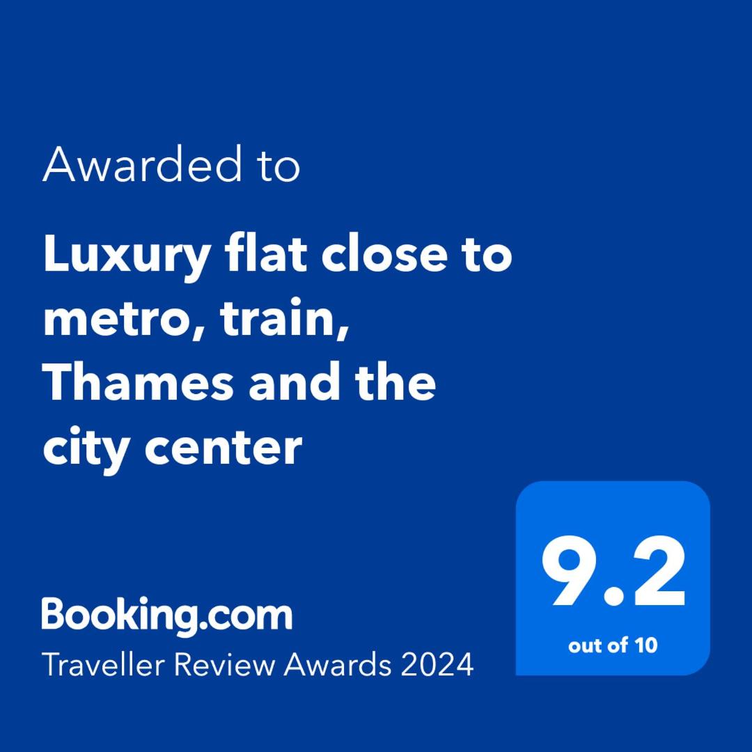 Spacious flat with a garden near tube, train, Thames and the city center