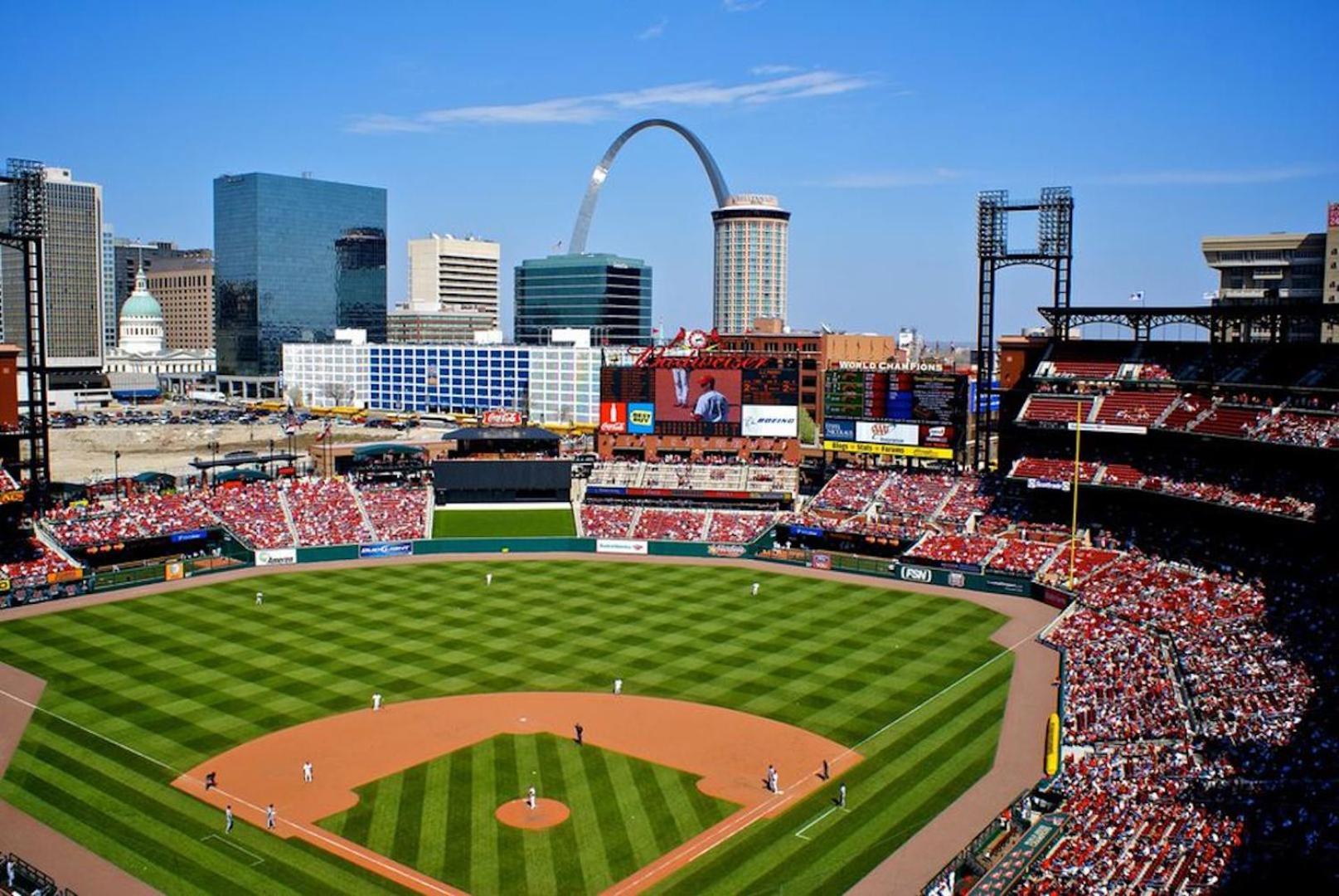 St Louis House near Arch and Ballpark Village