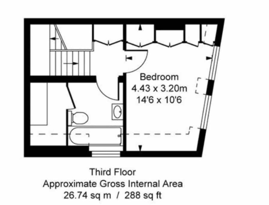 Spacious and cosy 3BRs 5F House in Heart of London