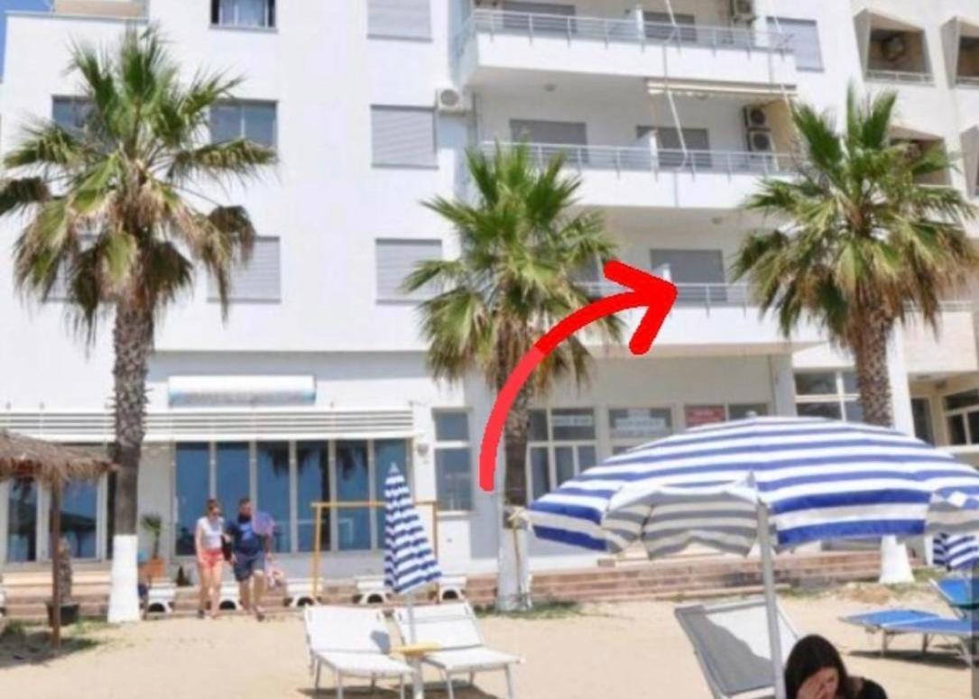 Durres Strand direkt am Meer