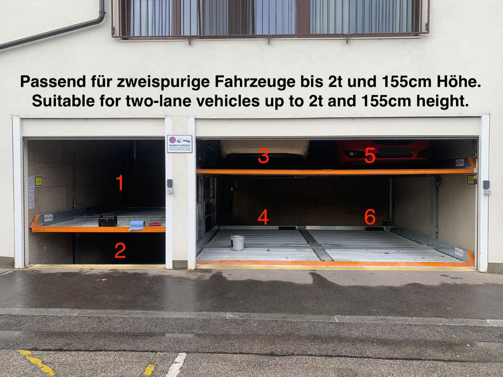 Möblierte Wohnung + Parkplatz und Terrasse