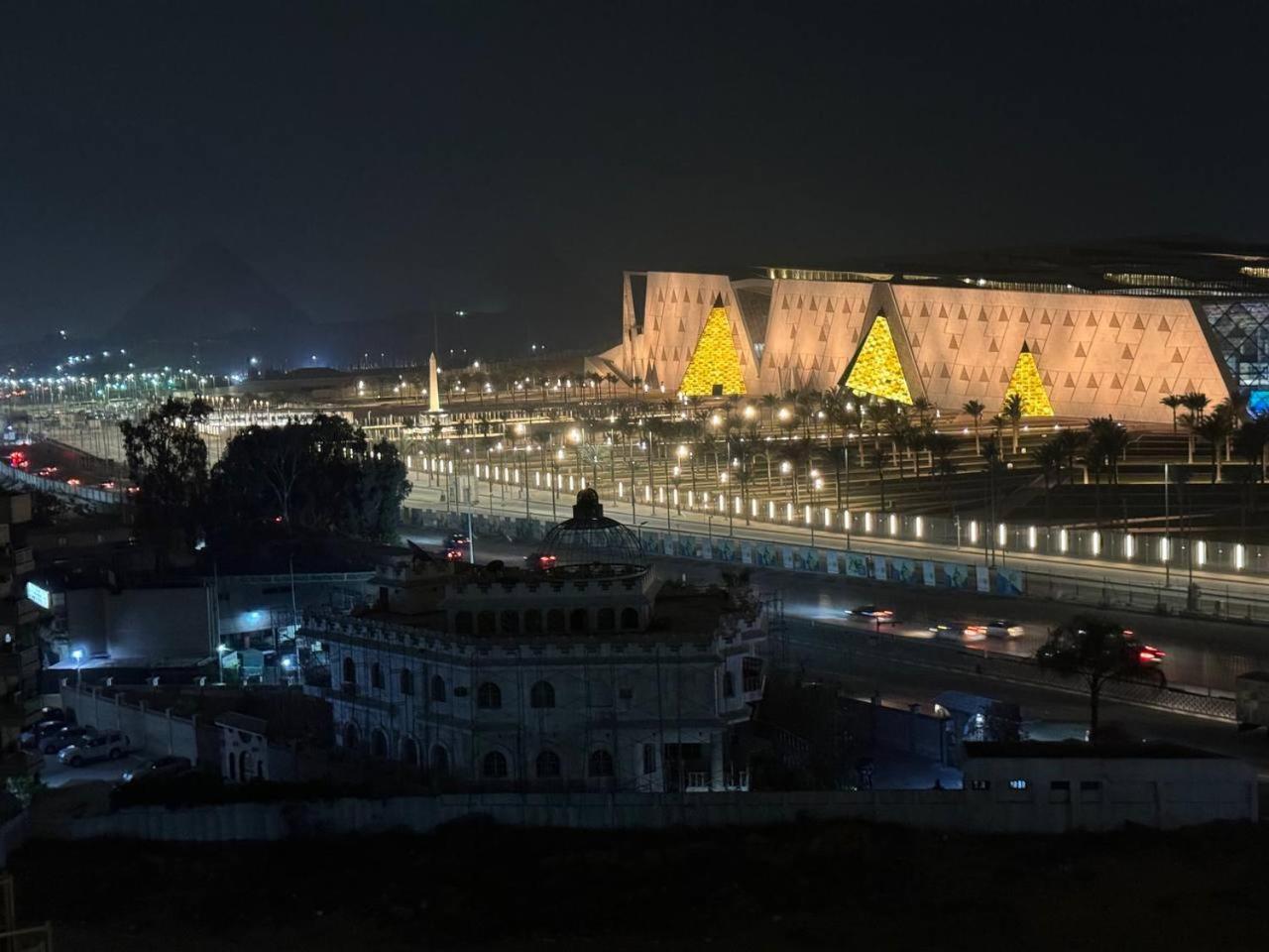 Museum view pyramids