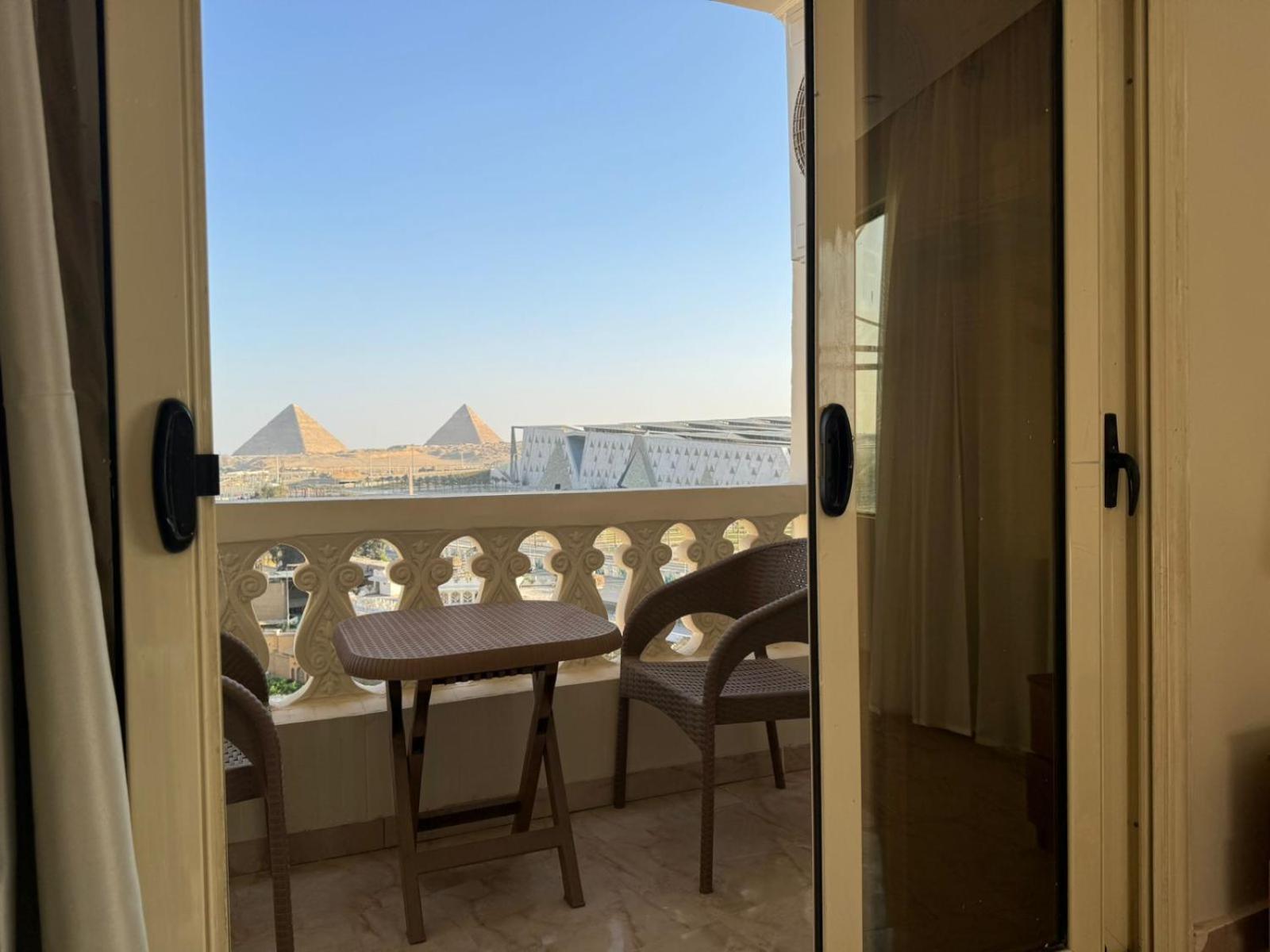 Museum view pyramids